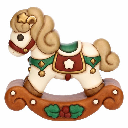 Thun Cavallo a dondolo in ceramica, grande - T11005091A82