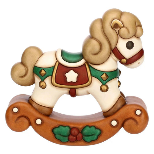 Thun Cavallo a dondolo in ceramica, grande - T11005091A82