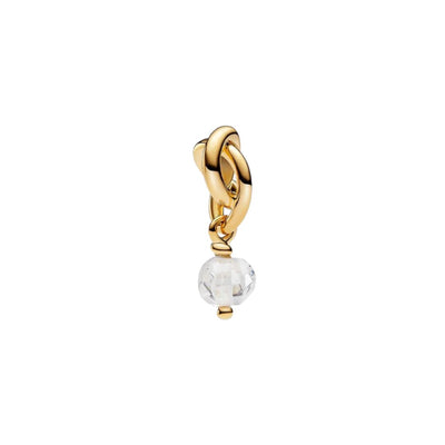 Pendente Donna Pandora Cerchio Eterno Bianco Aprile - 763462c04