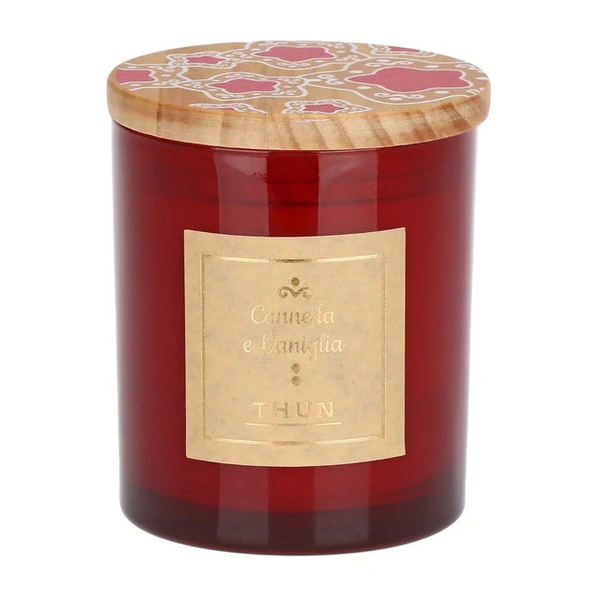 Thun Candela con tappo decorato, rossa - T11065204P00