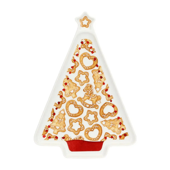 Thun Piatto a forma di albero in porcellana Thunland - T10608571P00