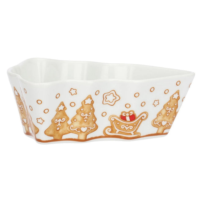 Thun Ciotola a forma di albero di Natale in porcellana, media - T10909322P00