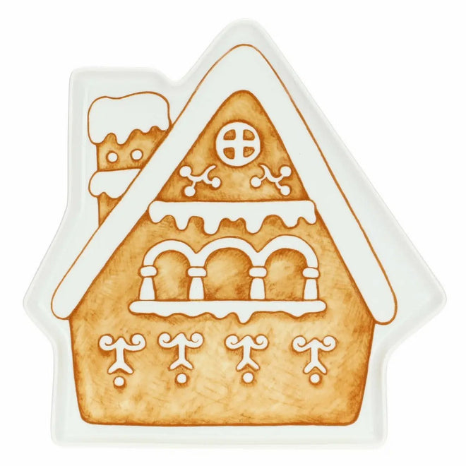 Thun Piatto a forma di casetta in porcellana Thunland - T10610571P00