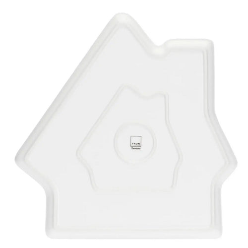 Thun Piatto a forma di casetta in porcellana Thunland - T10610571P00
