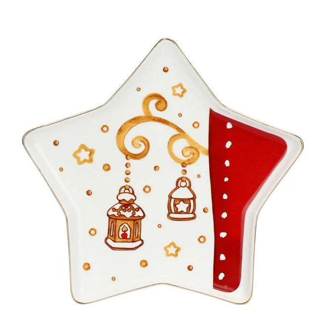 Thun Piatto a forma di stella in porcellana Thunland - T10609571P00