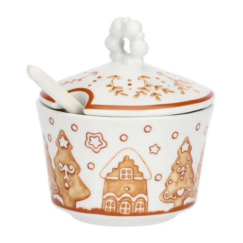 Thun Zuccheriera con cucchiaino in porcellana Thunland - T10619408P00