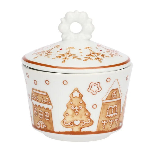 Thun Zuccheriera con cucchiaino in porcellana Thunland - T10619408P00