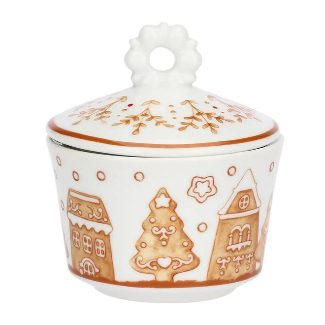 Thun Zuccheriera con cucchiaino in porcellana Thunland - T10619408P00