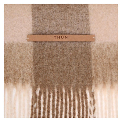 Thun Sciarpa in misto lana a quadri con frange - T10723640P00