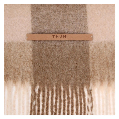 Thun Sciarpa in misto lana a quadri con frange - T10723640P00