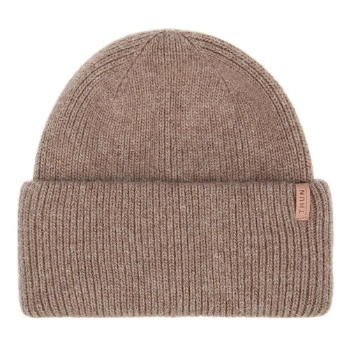 Thun Berretto a coste in misto lana, taupe - T10728641P00