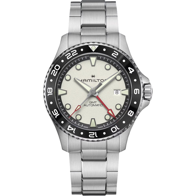 Hamilton Orologio Uomo Khaki Navy Scuba GMT Automatic 43mm - h82555150