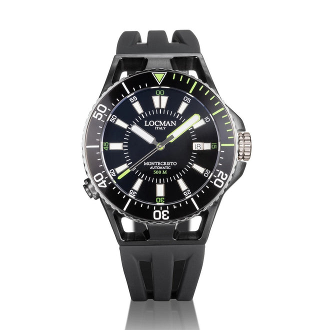 Locman Orologio Uomo Montecristo 500 Metri - 0547K01A-BKBKGRSKD