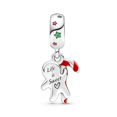 Pendente Donna Pandora Omino Pan di Zenzero - 799637C01 - Gioielleria De Patto