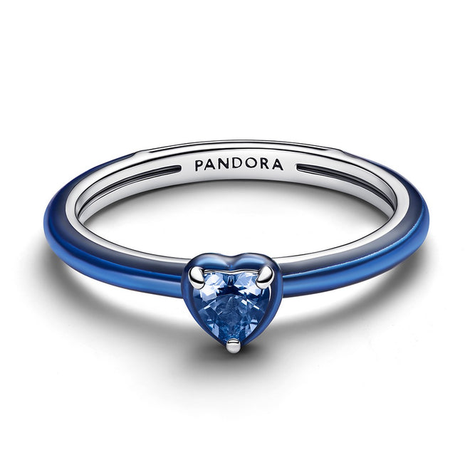 Anello Donna Pandora Chakra Blue Heart - 193088C03