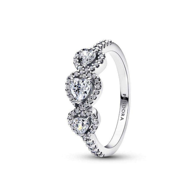 Anello Donna Pandora Tre Cuori - 194413C01