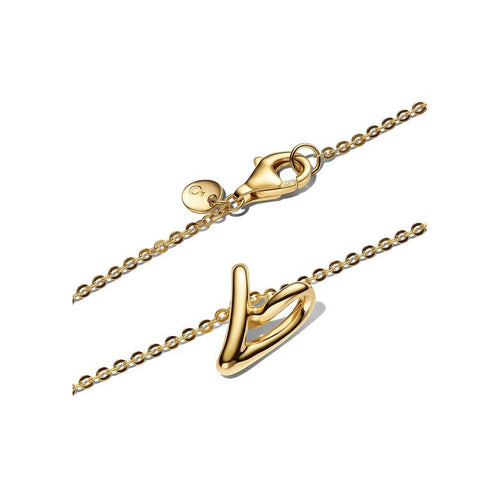 Collana Donna Pandora Cuore Piccolo Linea Sinuosa - 364360C00