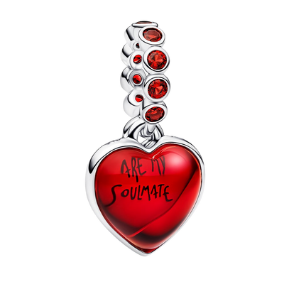 Charm Donna Pandora Cuore Rosso Murano - 794429C01