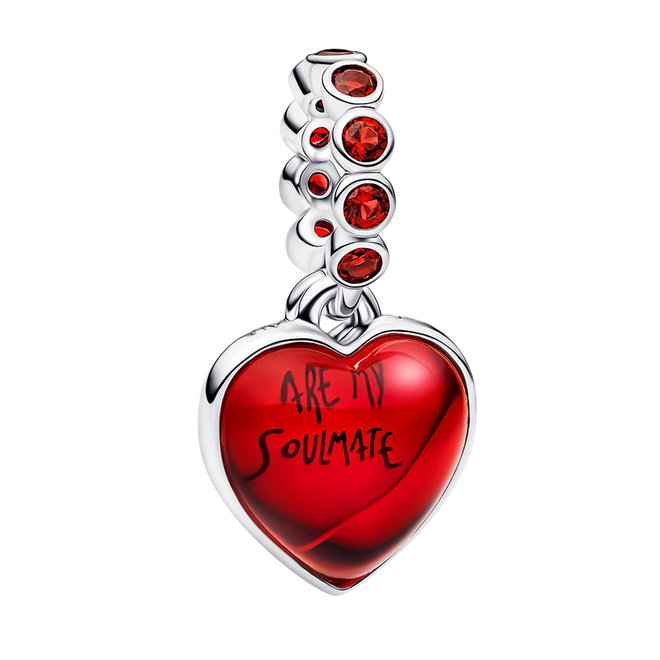 Charm Donna Pandora Cuore Rosso Murano - 794429C01
