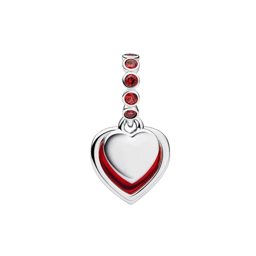 Charm Donna Pandora Cuore Rosso Murano - 794429C01