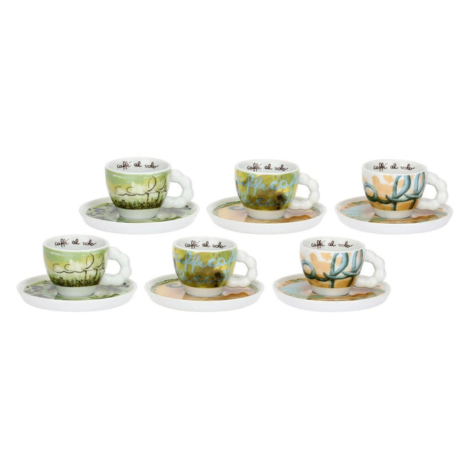 Thun Set 6 tazzine espresso con piattino, Vogliadi - T11630653P00