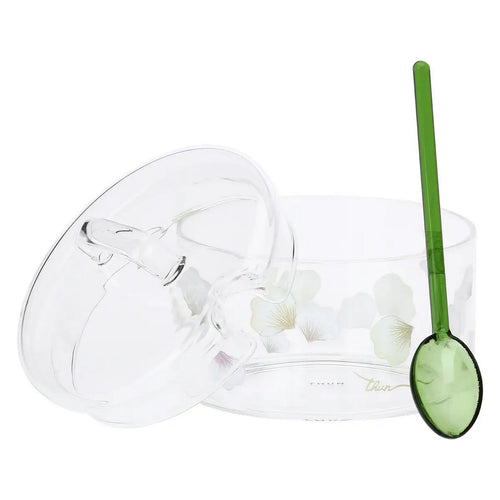 Thun Formaggiera con cucchiaino in vetro Bloom - T11546406P00
