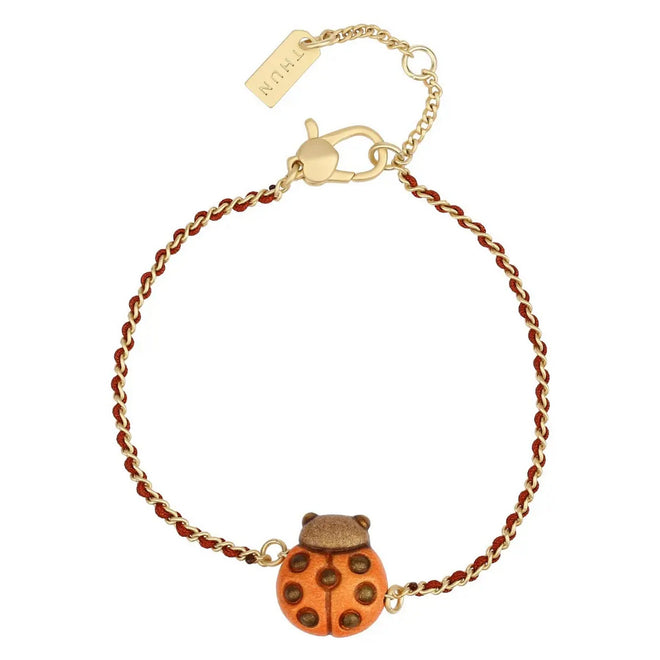 Thun Bracciale catena e tessuto con coccinella - T11763216P00