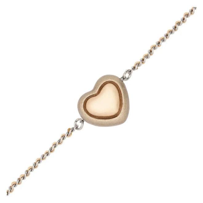 Thun Bracciale catena e tessuto con cuore - T11764216P00