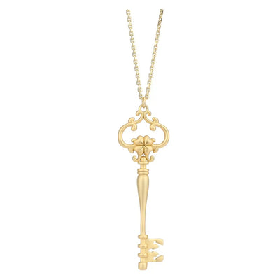 Thun Collana lunga con pendente chiave con quadrifoglio - T11730209P00