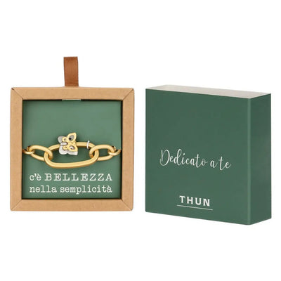 Thun Bracciale a maglie ovali con farfalla - T10336215P00