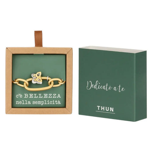 Thun Bracciale a maglie ovali con farfalla - T10336215P00