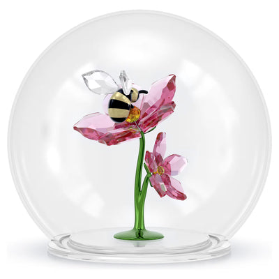 Swarovski Idyllia Sfera in Vetro con Ape e Fiori - 5721549