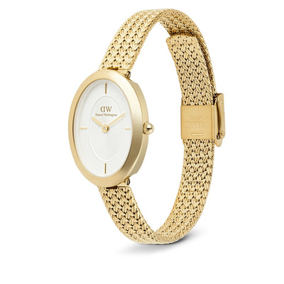 Orologio Donna Daniel Wellington Juliette Braided Mesh White Sunray Gold - DW00100882
