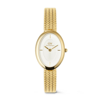 Orologio Donna Daniel Wellington Juliette Braided Mesh White Sunray Gold - DW00100882