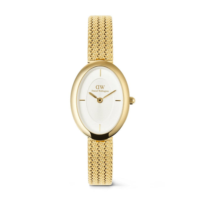 Orologio Donna Daniel Wellington Juliette Braided Mesh White Sunray Gold - DW00100882