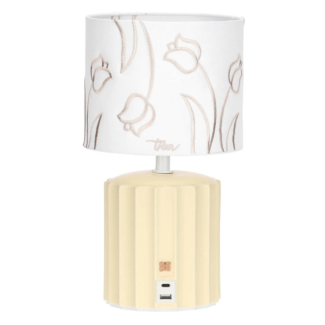 Thun Lampada tech USB-C con ricamo, gialla - T11674101P00