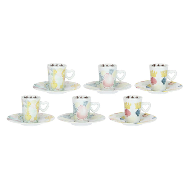 Thun Set 6 tazzine espresso in porcellana Incanto di Primavera - T11512653P00
