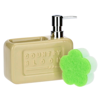 Thun Set dispenser e porta spugna Country Bloom - T11850475P00