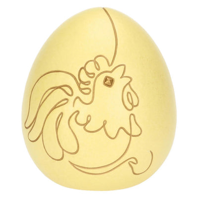 Thun Uovo decorativo in ceramica Incanto di Pasqua, giallo - T11547338H90