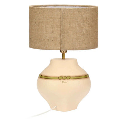 Thun Lampada da tavolo in ceramica con fiori - T10099237H90