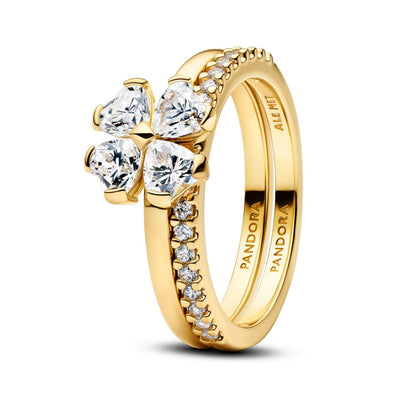 Pandora Moments Anello Donna Quadrifoglio Luminoso Divisibile - 164507C01