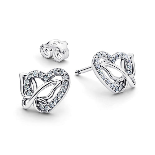 Pandora Moments Orecchini Donna Cuore e Farfalla  - 294476C01
