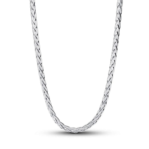 Pandora Moments Collana Donna Collana Maglia Coda di Volpe con Chiusura Pavè - 394463C01