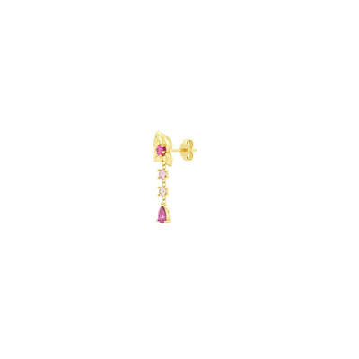 Amabile Orecchino Rosie Sinistra Donna - 1-OR-ROS-C-24-P+S