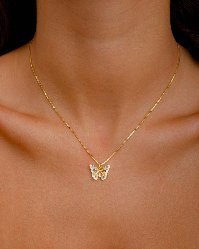 Amabile Collana Farfalla Donna - 2-CL-FAR-H-32-P