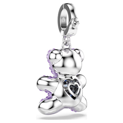 Swarovski Charm Donna Idyllia Taglio misto, Orsetto, Viola - 5745610