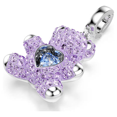 Swarovski Charm Donna Idyllia Taglio misto, Orsetto, Viola - 5745610