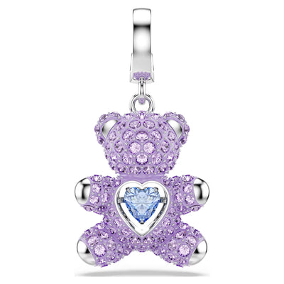 Swarovski Charm Donna Idyllia Taglio misto, Orsetto, Viola - 5745610