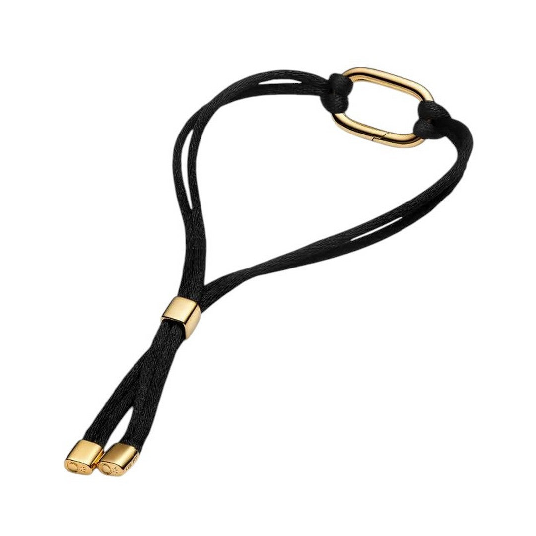 PANDORA Bracciale Regolabile Cordino Nero con Link Apribile Pandora ME - 564680C01