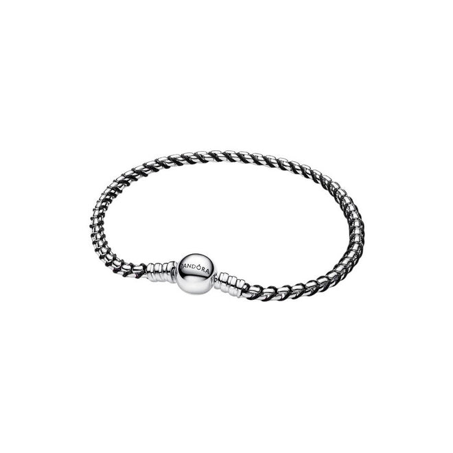 PANDORA Bracciale Intreccio Tessuto Nero - 593816C02